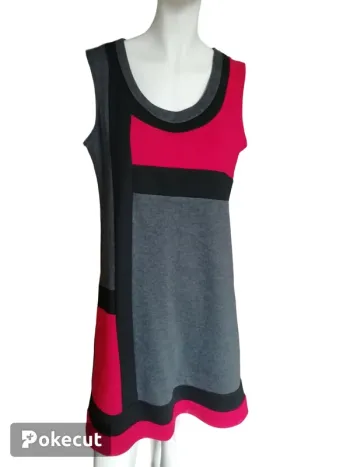 Robe dress rentrée automne hiver noire black rouge red
