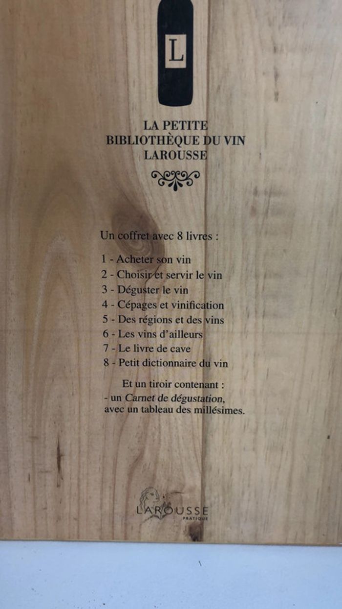 Petite bibliothèque du vin Larousse - photo numéro 5