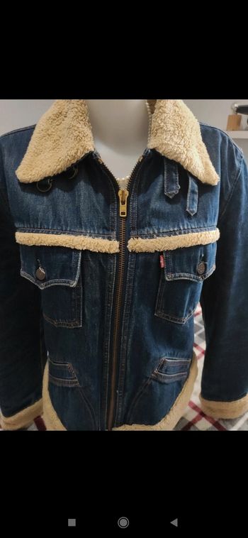 Blouson en jean Levi's fourré sherpa taille L neuf