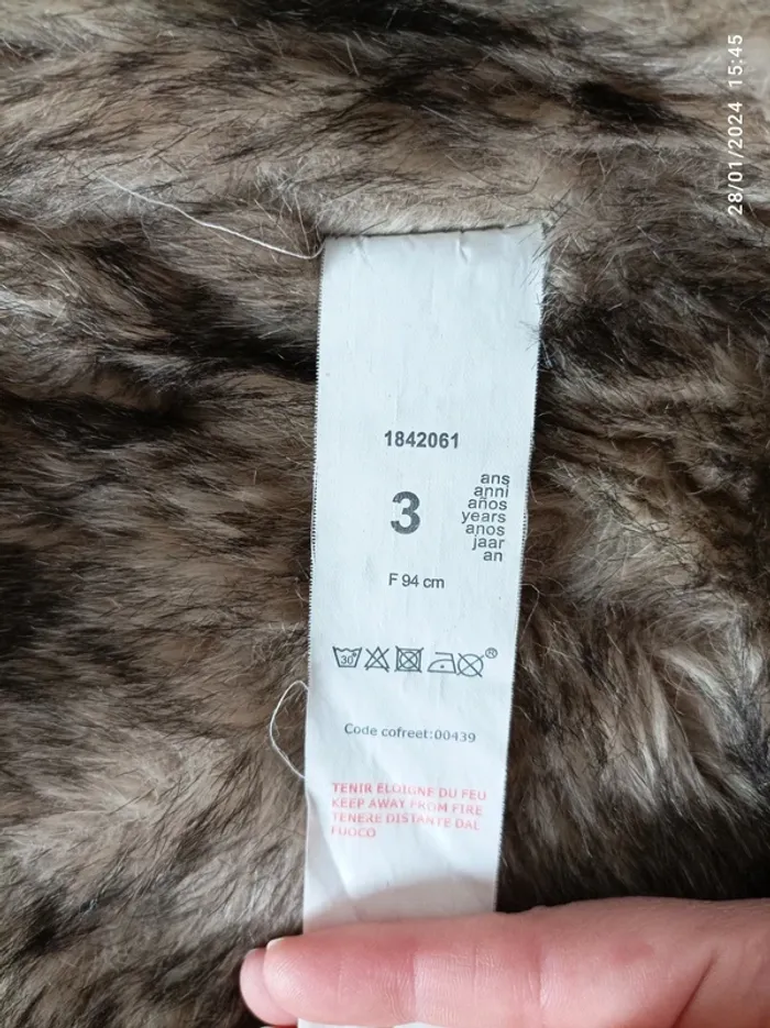 Manteau fille 3 ans - photo numéro 8