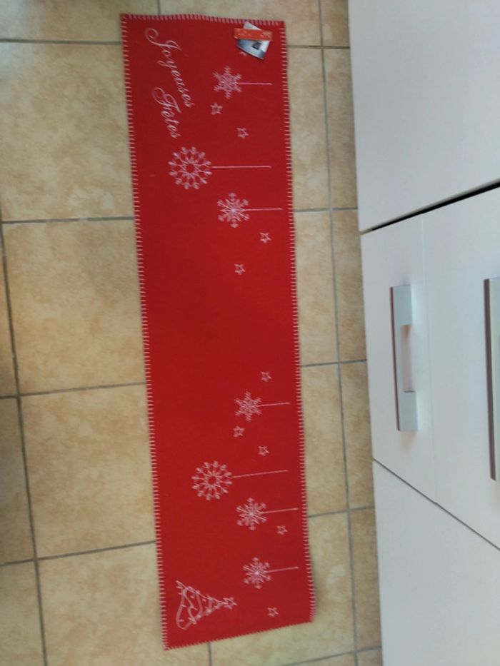 Chemin de table de noel
