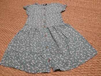 Robe libellules Verte Kiabi 10 ans