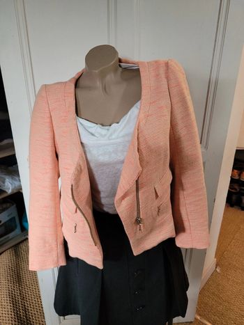 Blazer, orange beige, taille 38, Pablo