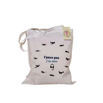 Sac personnalisable « j’peux pas j’ai aéro »