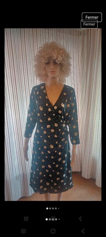 Jolie Robe noire et blanche King Louie taille L