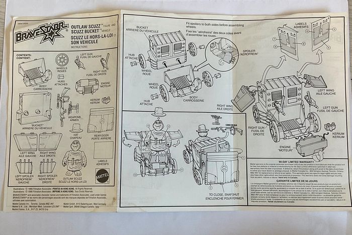 Figurine Bravestarr Outlaw Scuzz vintage - photo numéro 8