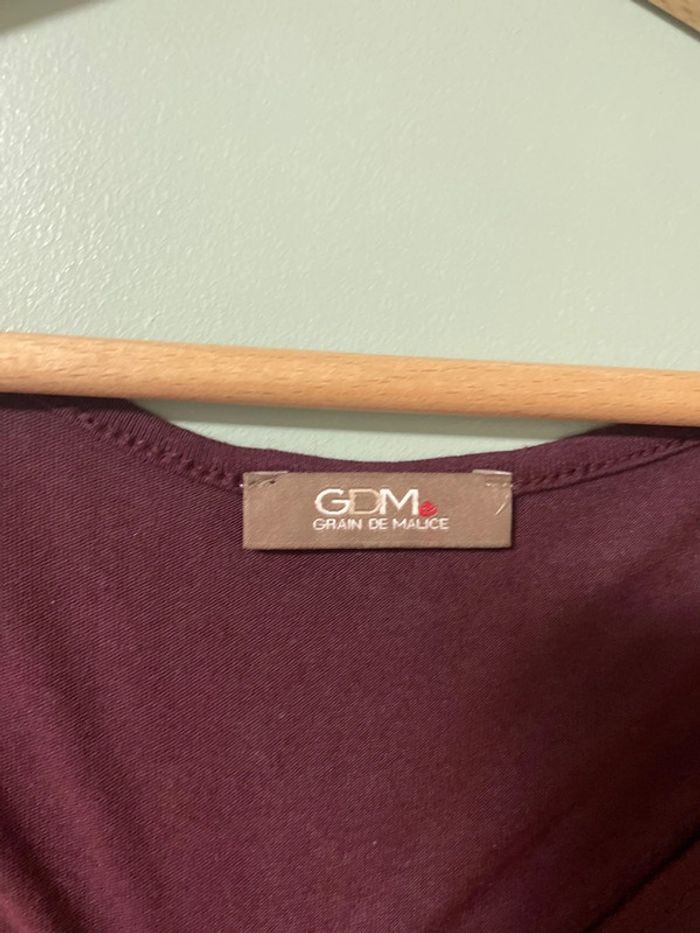 Robe d état mauve grain de maline - photo numéro 2