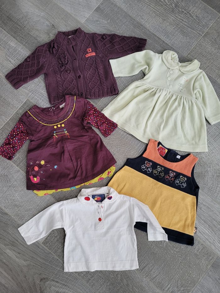 Lot vêtements fille hiver 3 mois 60 cm
