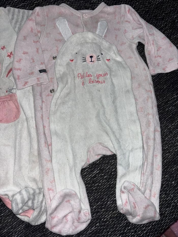 Lot de 2 pyjamas lapin - photo numéro 3