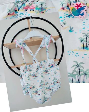 18 mois short a bretelles été Sergent major