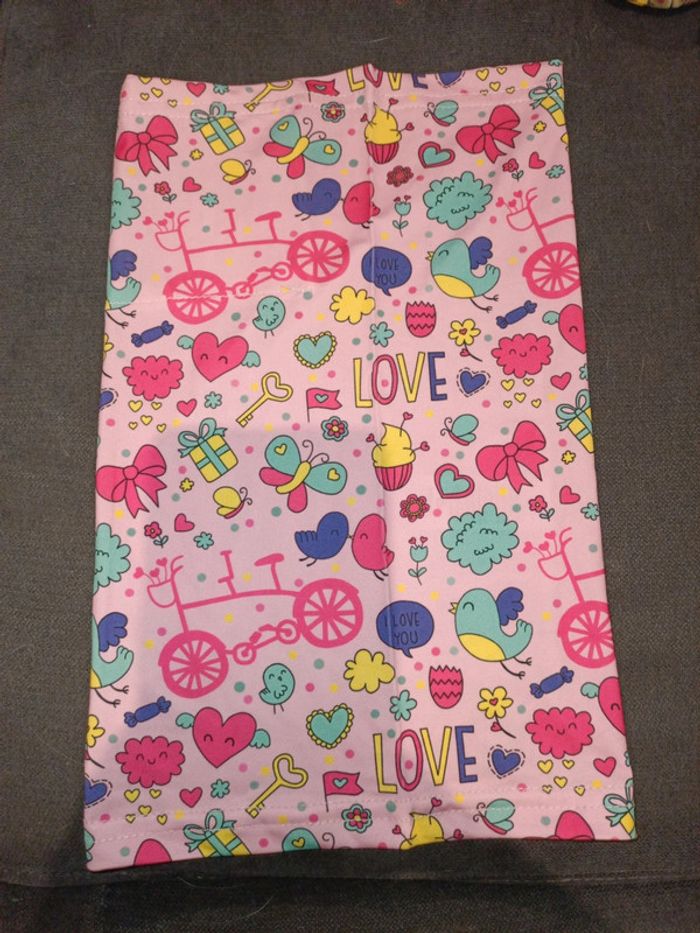 Cache cou motif love clé coeur - photo numéro 2