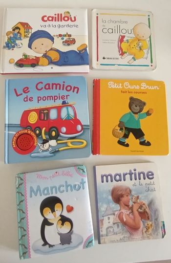 Lot de 6 livres pour enfant Petit ours et autres 