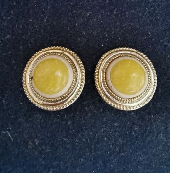 Boucles d'oreilles rondes a clips