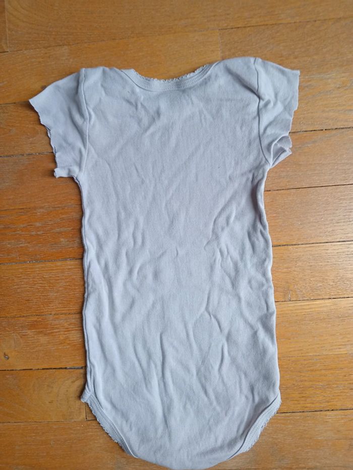 Bodie fille mauve manches courtes Petit Bateau 24 mois - photo numéro 3
