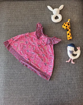 Tunique sans manche fille DPAM en coton 24 mois