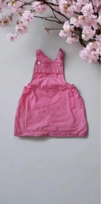 🎀 Adorable robe salopette rose fille taille 6/9 mois neuve 🎀