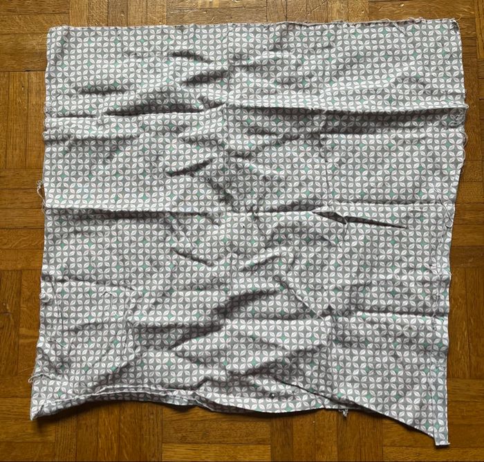 Chute de tissu imprimé géométrique - photo numéro 3