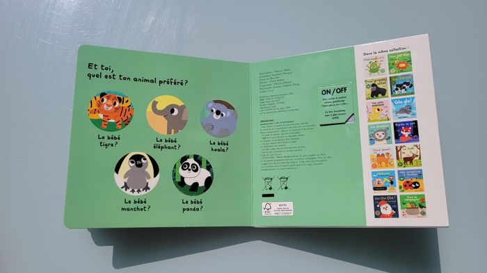 Mes petits imagiers sonores, touche et écoute 🐼 Coucou bébé ! 🐨 - photo numéro 8