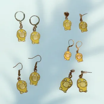 Boucles d'oreilles Psykokwak (Pokémon)