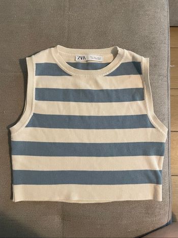 Crop top rayures