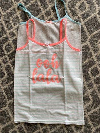 Lot de 2 maillots de corps à bretelles