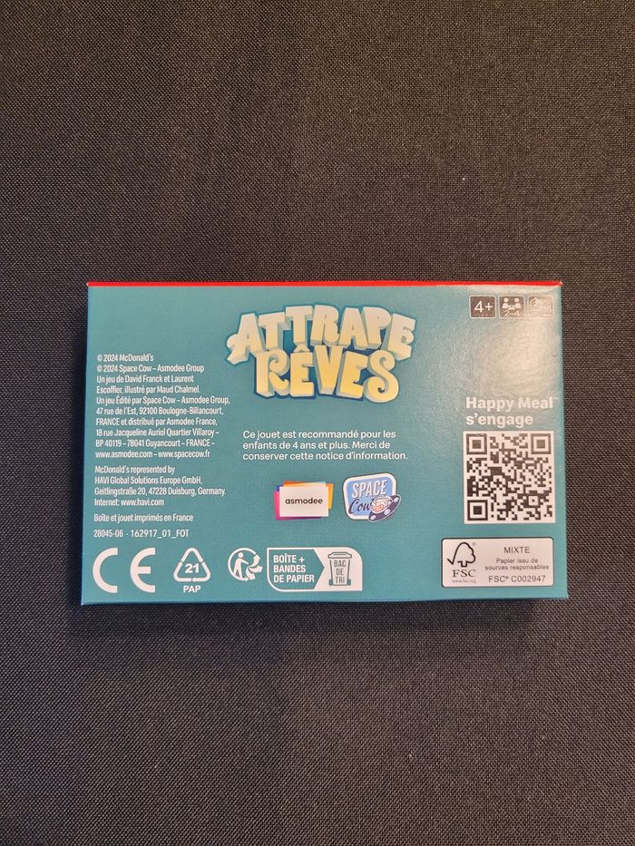 Mini jeu attrape rêves mcdo - photo numéro 2