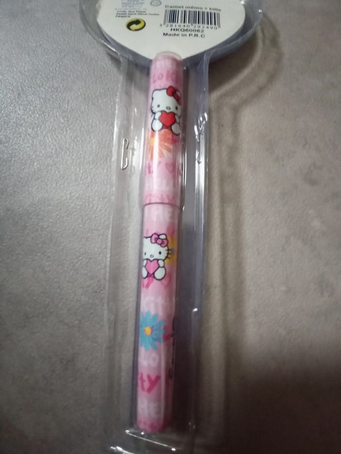 Carnet mémo et stylo bille hello Kitty neuf - photo numéro 2