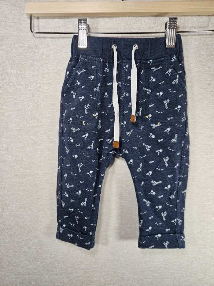 Pantalon marine tape à l'œil 12 mois