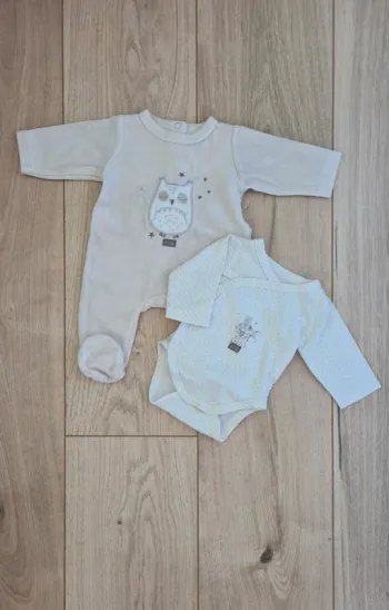 Ensemble pyjama body sucre d'orge naissance