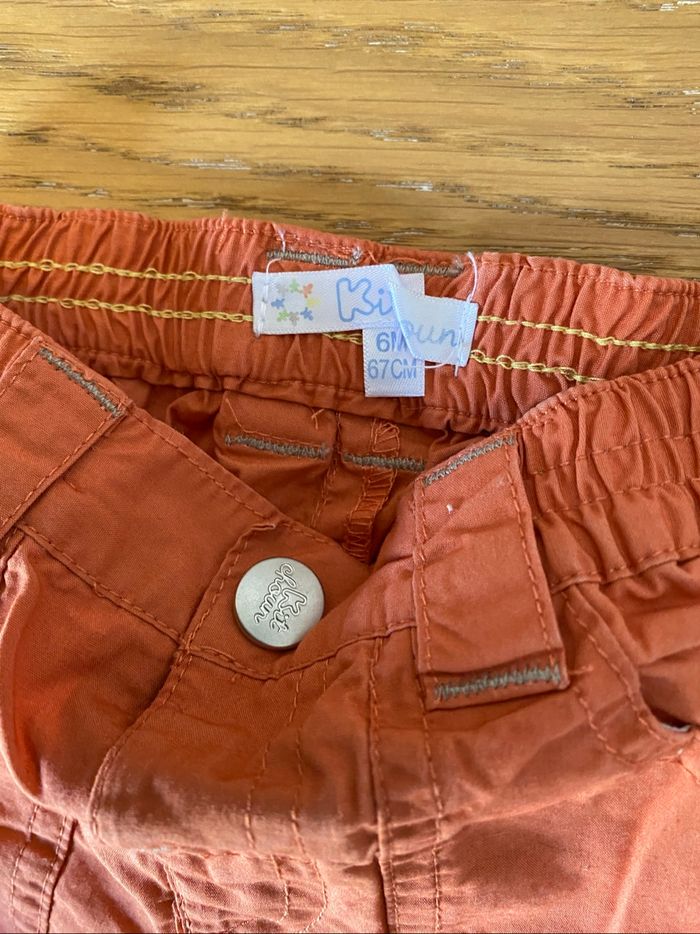 Kimbaloo Short Pantacourt corail Taille 6 mois - photo numéro 5