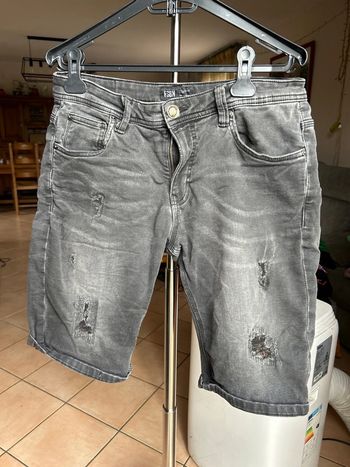 Bermuda noir délavé FSBN Homme