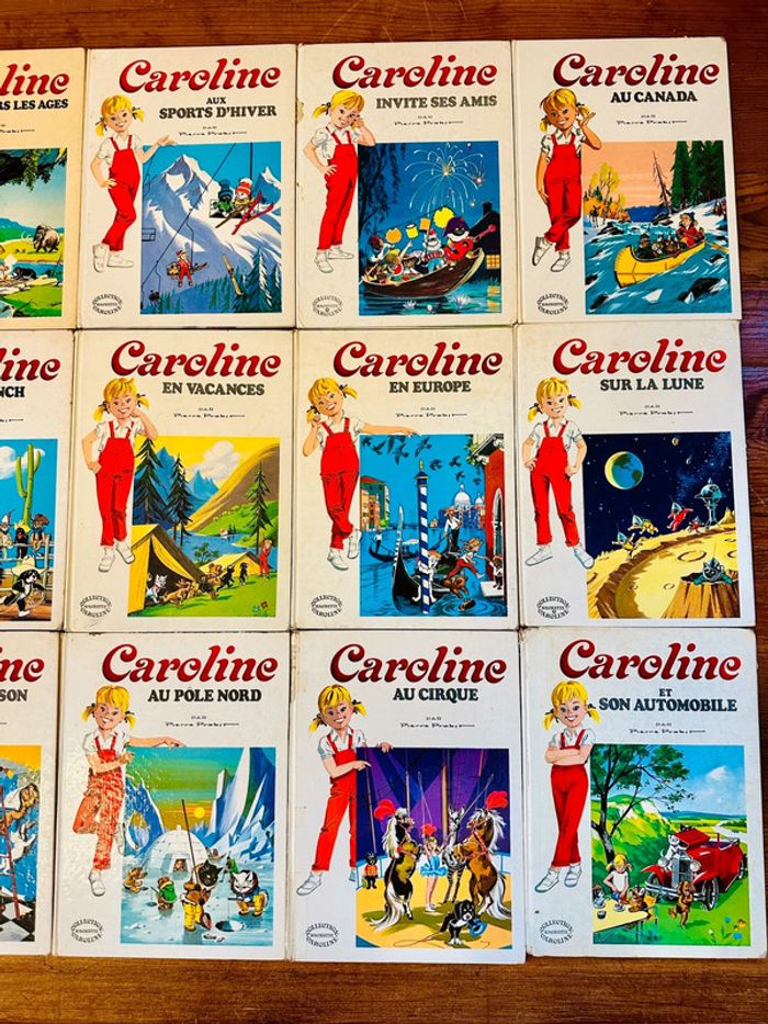 Lot de 12 albums livres Caroline grands état satisfaisant Pierre Probst bd - photo numéro 3