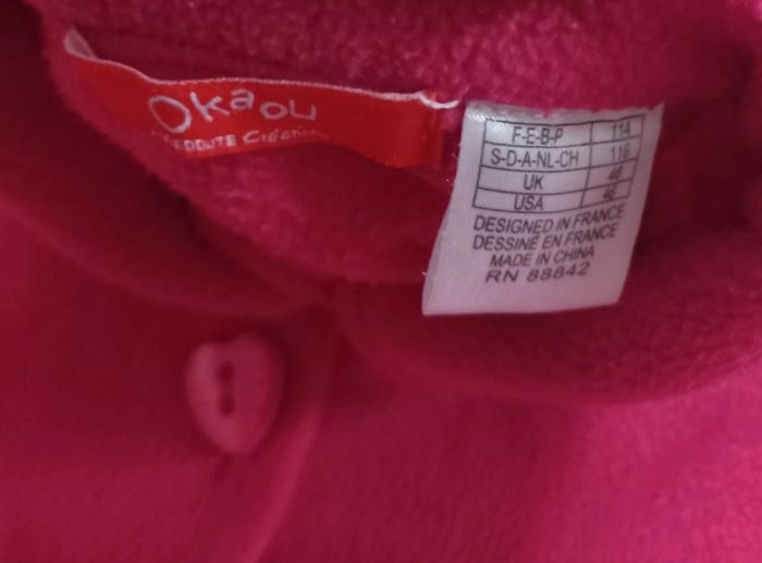 Robe de chambre 'La redoute' 5/6 ans - photo numéro 2