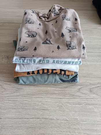 Lot de t-shirts manches longues