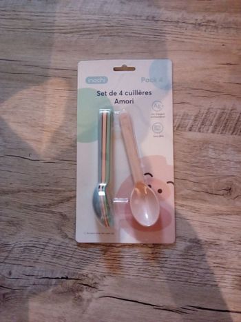 Set de 4 cuillère en plastique