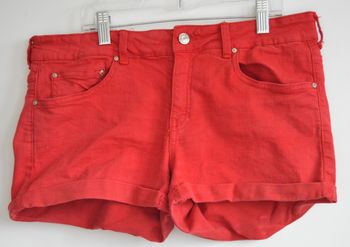 Short rouge Mango Denim&Tees taille 40