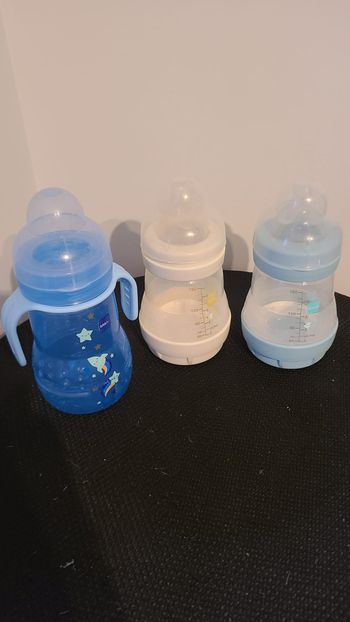 biberons mam et biberon tasse