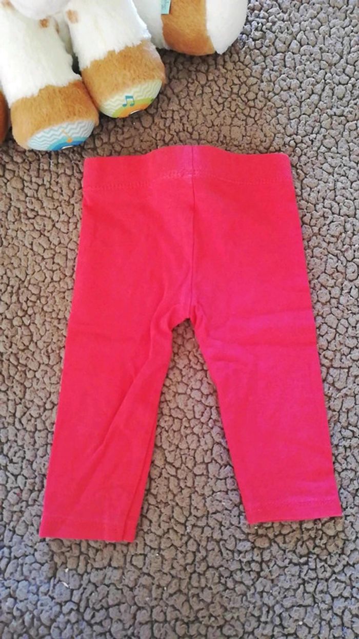 Lot de 3 leggings bébé fille 6 mois - photo numéro 5
