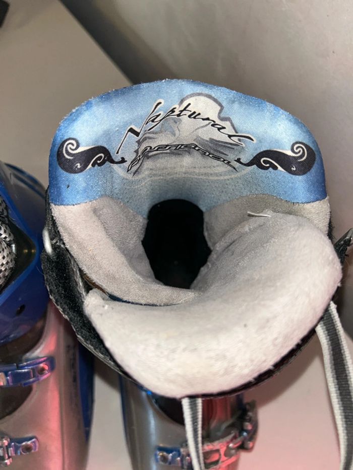 Chaussures de ski bottes de ski bleu rossignol avec paire de gant rossignol - photo numéro 10