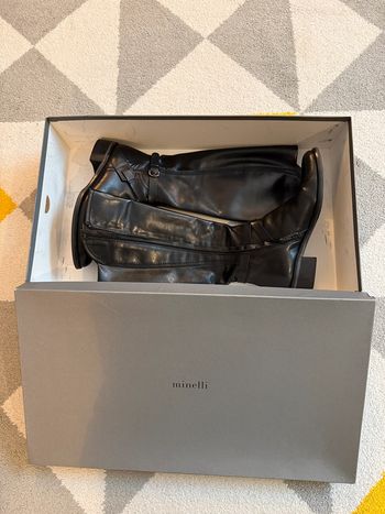 Bottes à talons en cuir Minelli Taille 38