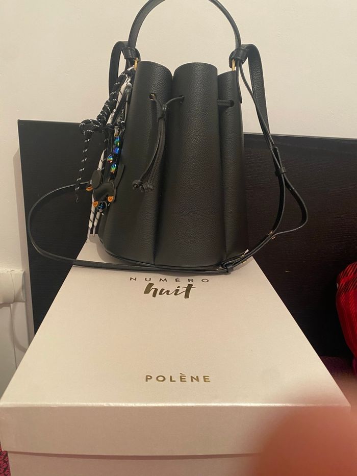 Sac Polène numéro huit couleur noire, neuf, grand modèle , livré dans sa boite d’origines