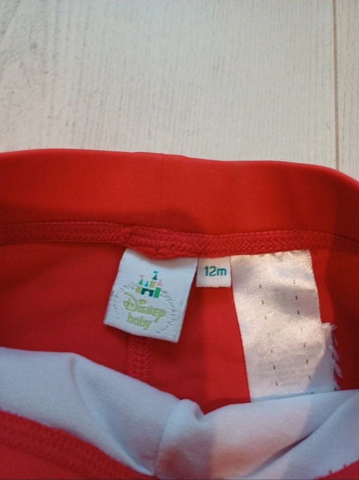 Maillot de bain rouge Mickey 12 mois - photo numéro 2