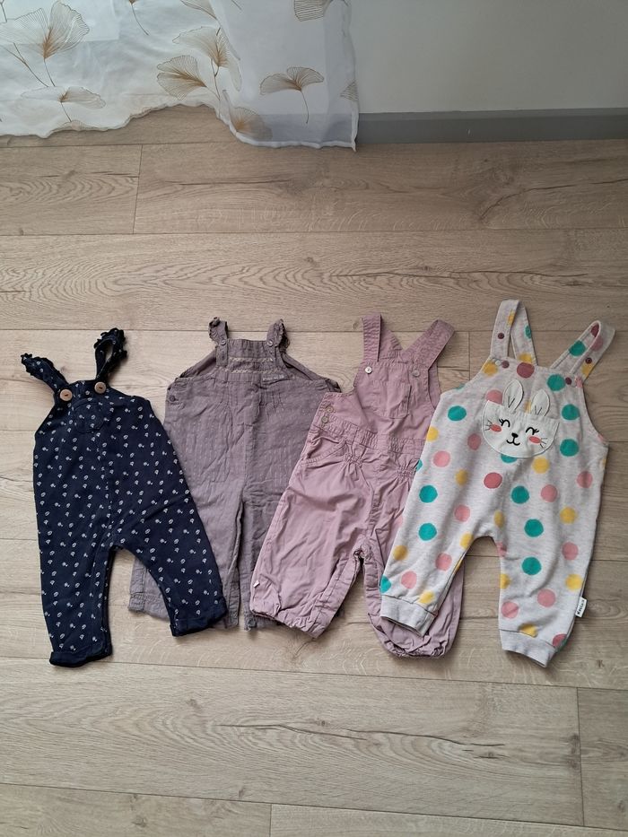 Gros lot vêtements fille 12 mois . (79 pièces) plusieurs marques - photo numéro 3