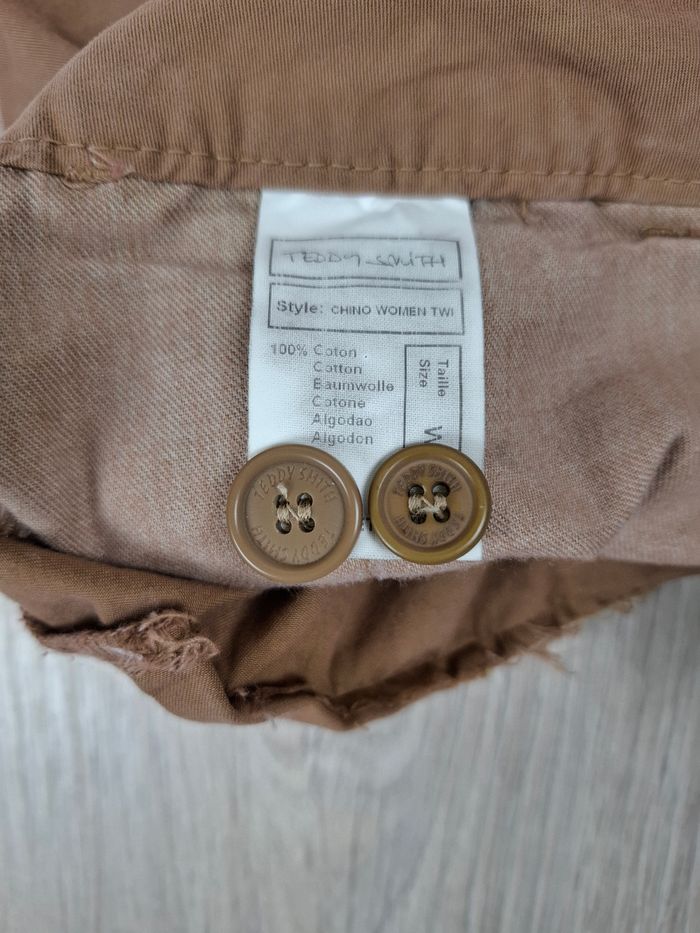 Pantalon chino Teddy Smith femme taille 40 - photo numéro 7