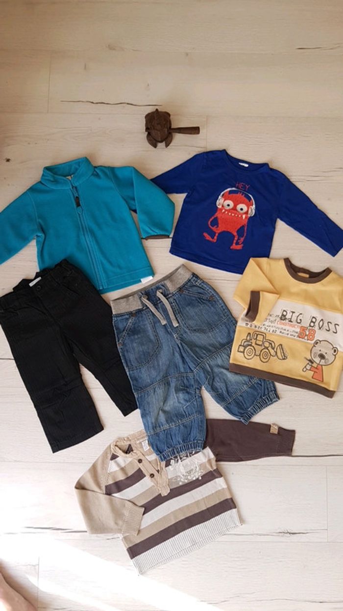 Ensemble complet hiver 6 pièces garçon 18mois