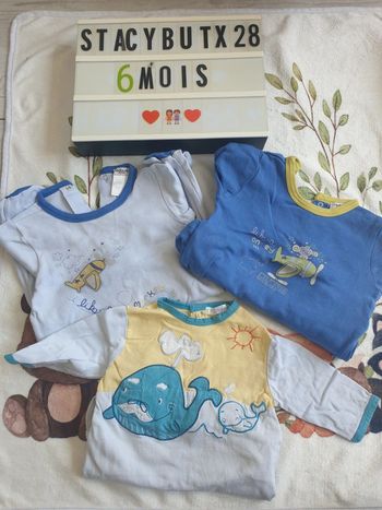 Lot pyjama 6 mois garçon