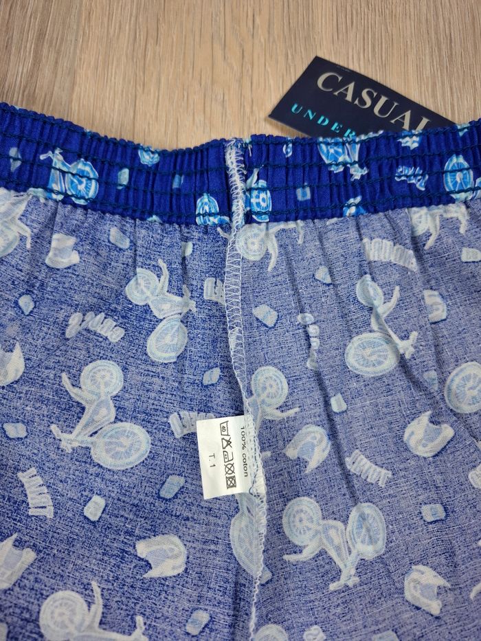 Caleçon Casual Homme Bleu Taille Xs - photo numéro 5