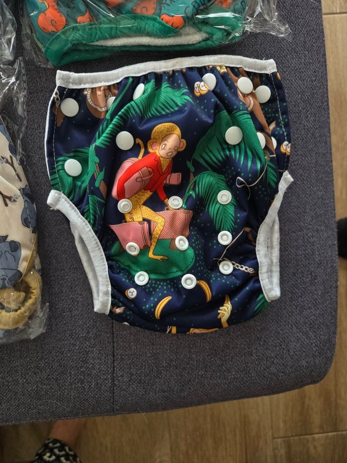 Pack de couches lavables Bbies et Bum Diapers  NEUF - photo numéro 8
