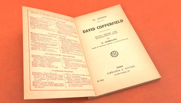 Charles Dickens David Copperfield (1946) Librairie Hatier Paris - photo numéro 7