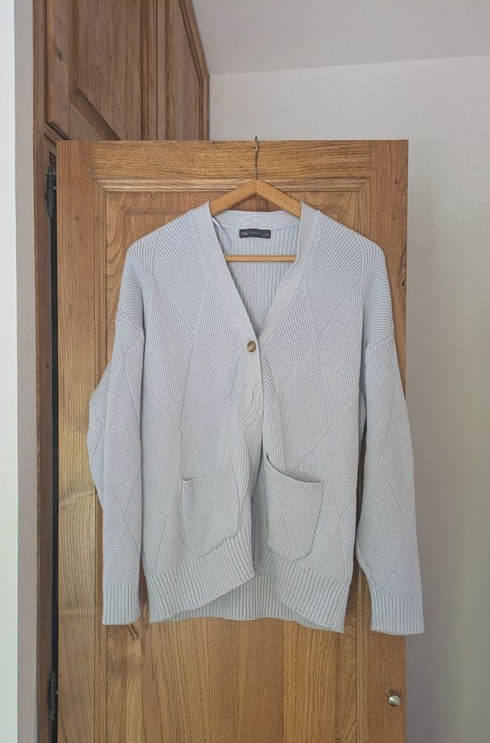 🔹cardigan lilas pâle marks & spencer - L